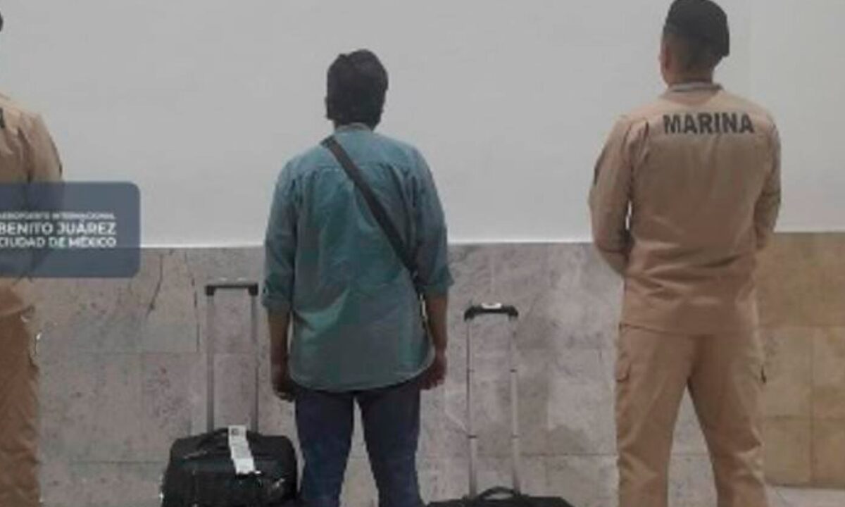 Marina detiene a pasajero con 3.2 kilos de metanfetamina