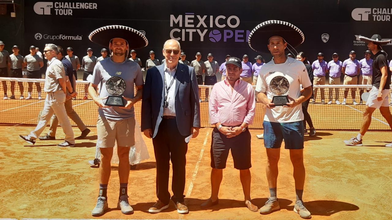 Victoria de Santiago González en el México City Open 2025.