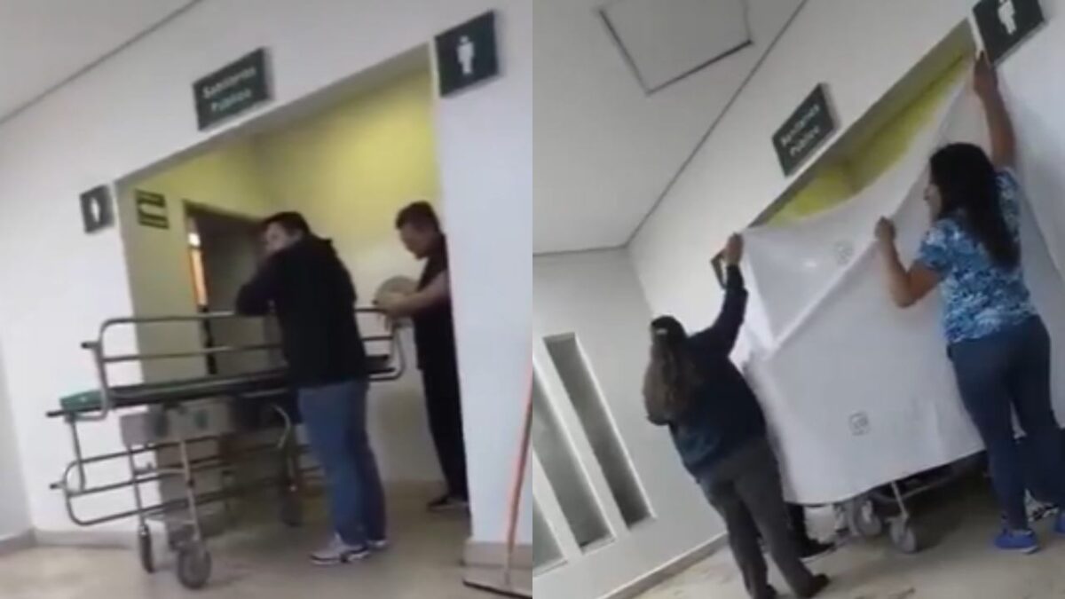 Mujer que dio a luz en un baño del IMSS no informó estar embarazada, aseguró el Instituto en un comunicado.