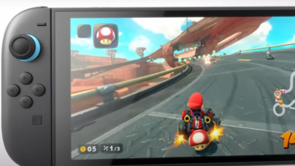 El Nintendo Switch 2 tendrá una pantalla de 7.9 pulgadas con una resolución de 1080p.