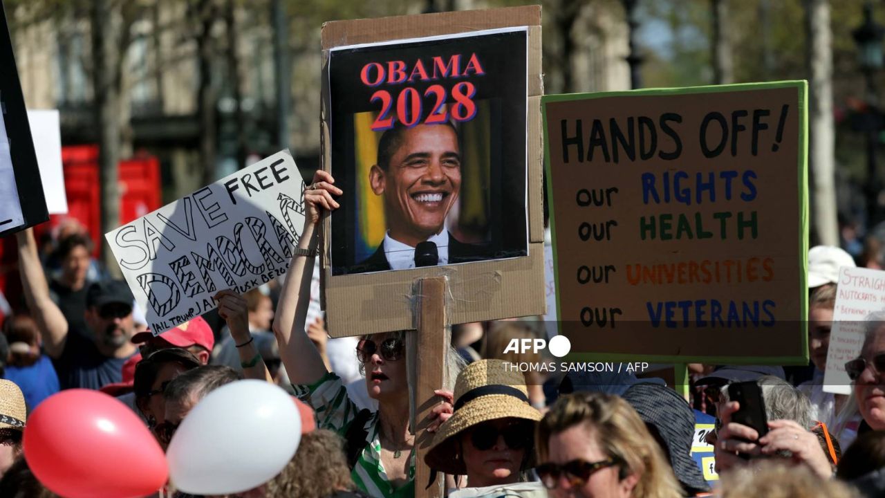 protestas contra Donald Trump en EU