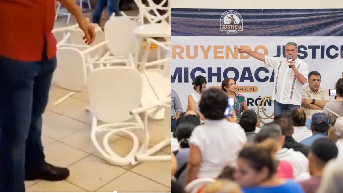 Reginaldo Sandoval coordinador de los diputados del Partido del Trabajo (PT), condenó el acto de violencia hacia el senador morenista Raúl Morón en Apatzingán, Michoacán, que reventó un grupo de manifestantes a sillazos.