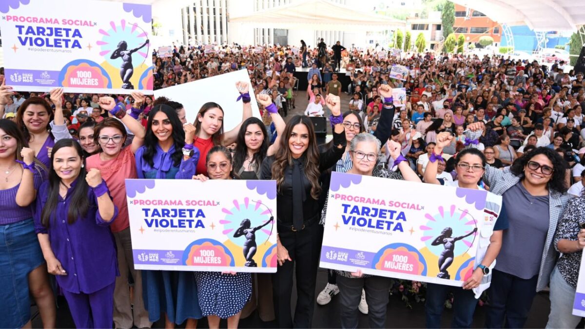 Más de 2 mil 700 mujeres cuidadoras se registraron para solicitar la Tarjeta Violeta 2025.