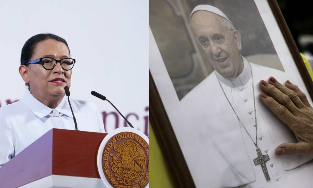 Papa Francisco fue un líder “fuera de serie”: Rosa Icela