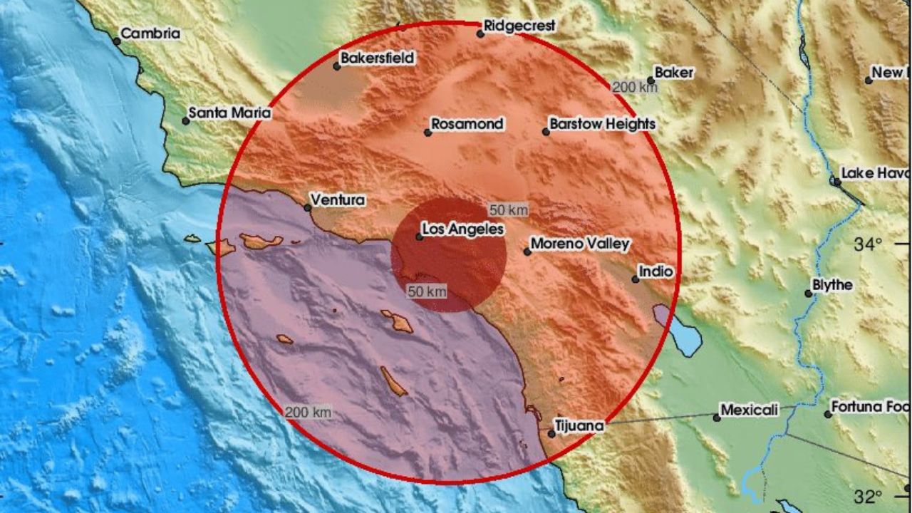 Sismo en California