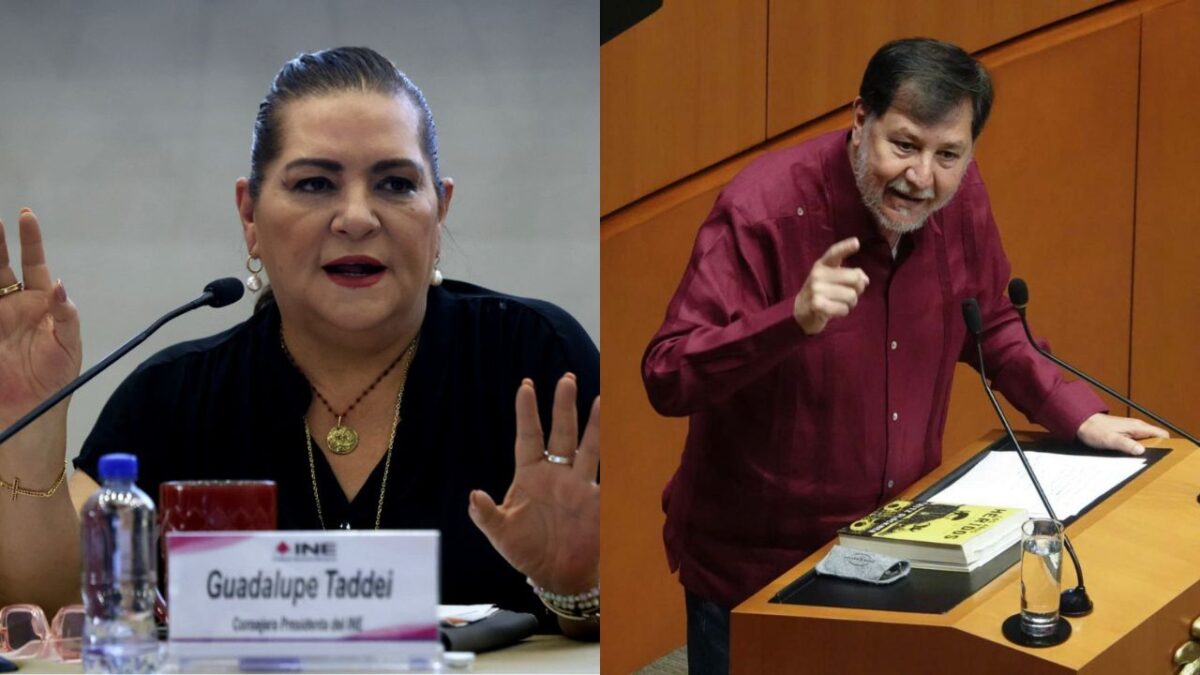 Guadalupe Taddei respondió a Fernández Noroña, que al INE no le corresponde revisar ni quitar candidaturas a aspirantes a juzgadores ligados al crimen.