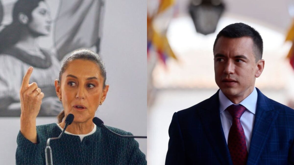 Sin relación con Ecuador mientras Noboa sea presidente: Sheinbaum