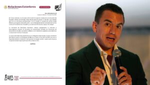 SRE rechaza versiones sobre posible atentando contra Daniel Noboa