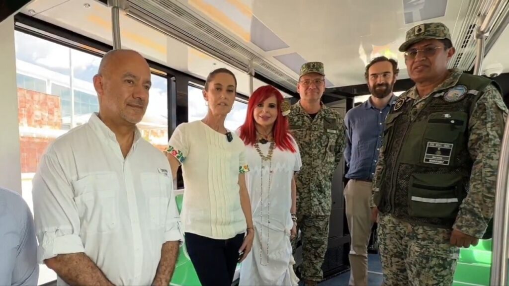 Supervisa Sheinbaum la construcción del Tren Ligero de Campeche. Noticias en tiempo real