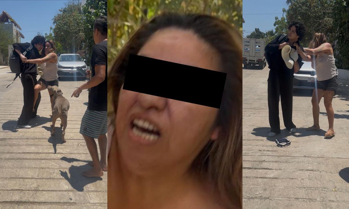 "Bautizan" a mujer anfitriona de un hotel como "Lady Toallas" por presuntamente agredir a pareja turista en Oaxaca por entregar paños llenos de arena.