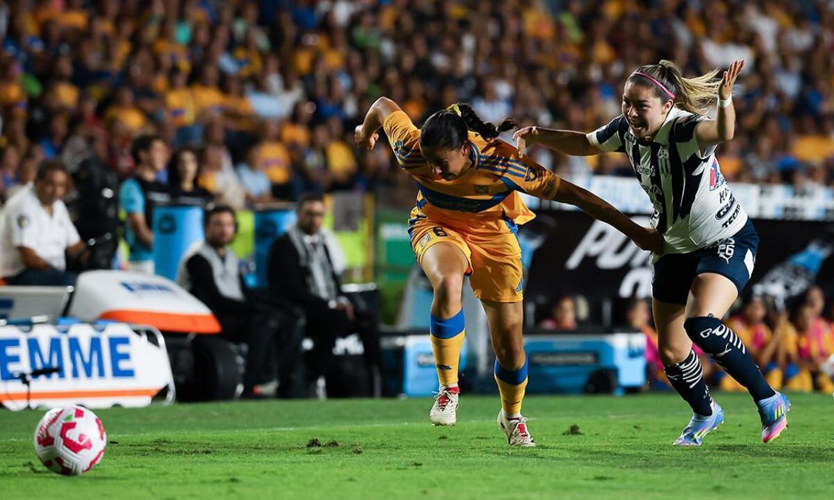 Tigres y Rayadas empatan en la ida de los cuartos de final de la Liga MX Femenil.