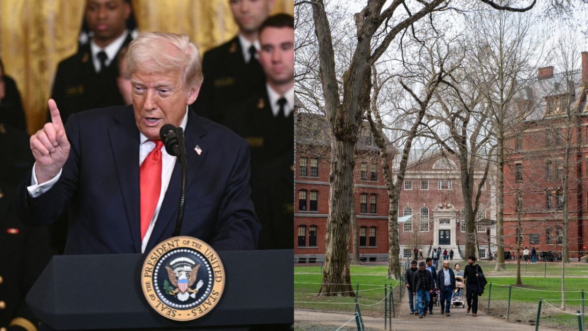 El presidente Donald Trump dijo este miércoles que la prestigiosa universidad de Harvard es un "chiste" y no debería recibir más fondos federales, en un nuevo embate contra los centros de educación superior de élite de Estados Unidos.