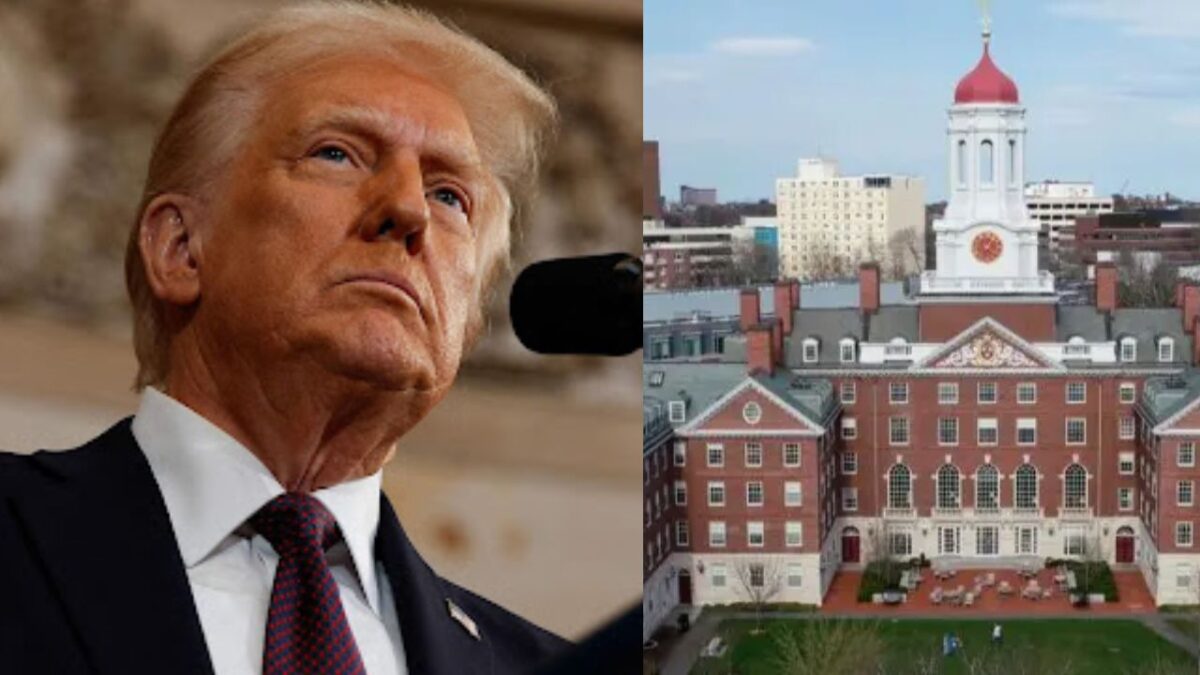 Donald Trump le prohíbe a la Universidad de Harvard inscribir a estudiantes extranjeros.