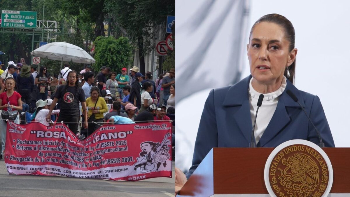 La CNTE acusa que Claudia Sheinbaum canceló reunión y busca aislar su lucha.