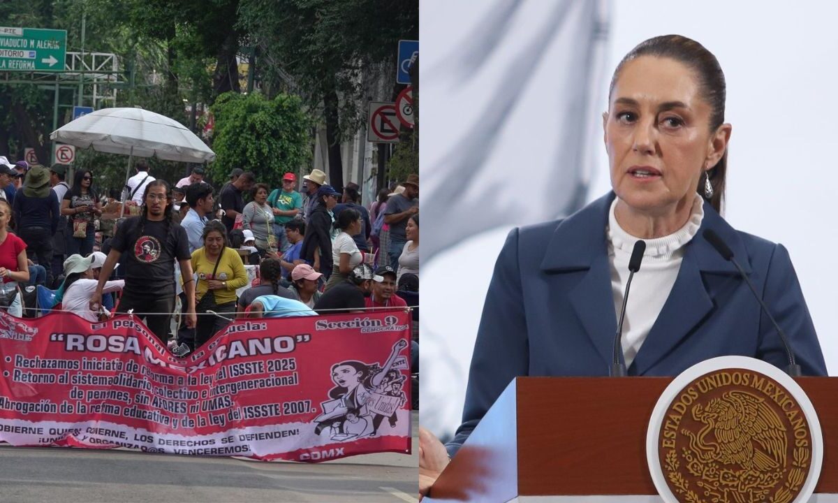 La CNTE acusa que Claudia Sheinbaum canceló reunión y busca aislar su lucha.