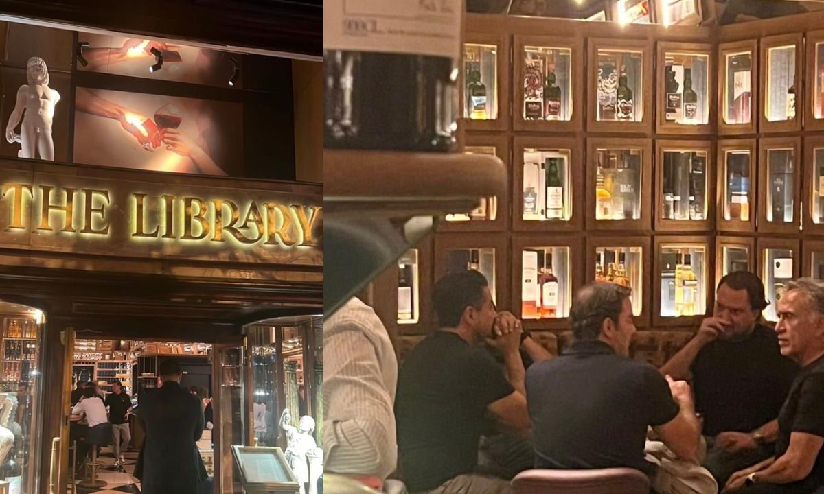 Captan a los Yunes en club privado The Library, en Madrid