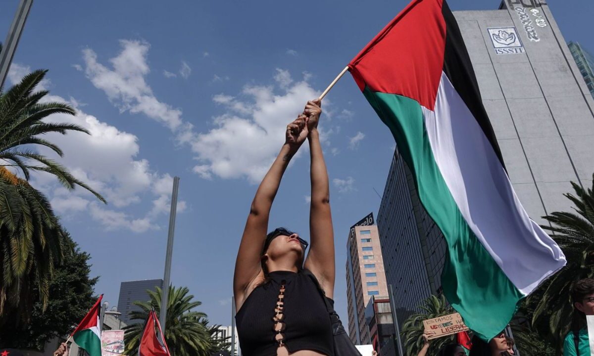 Habrá movilizaciones en pro de Palestina en CDMX