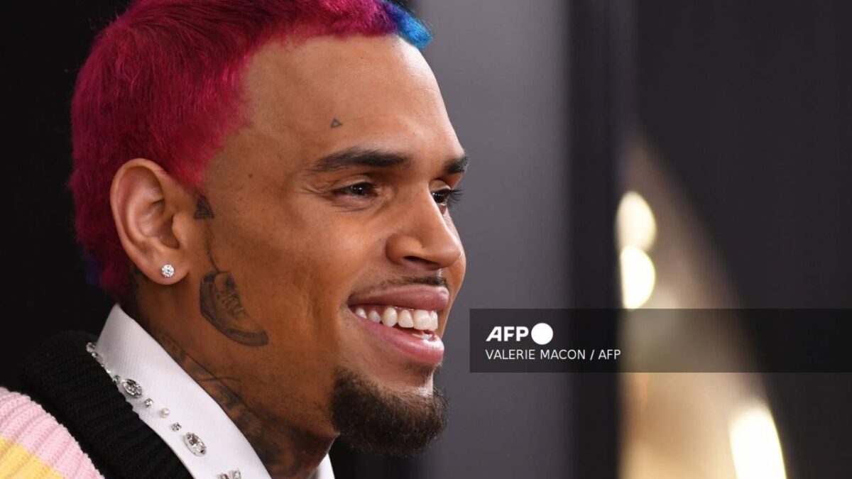 Chris Brown en la 62.ª edición de los Premios Grammy