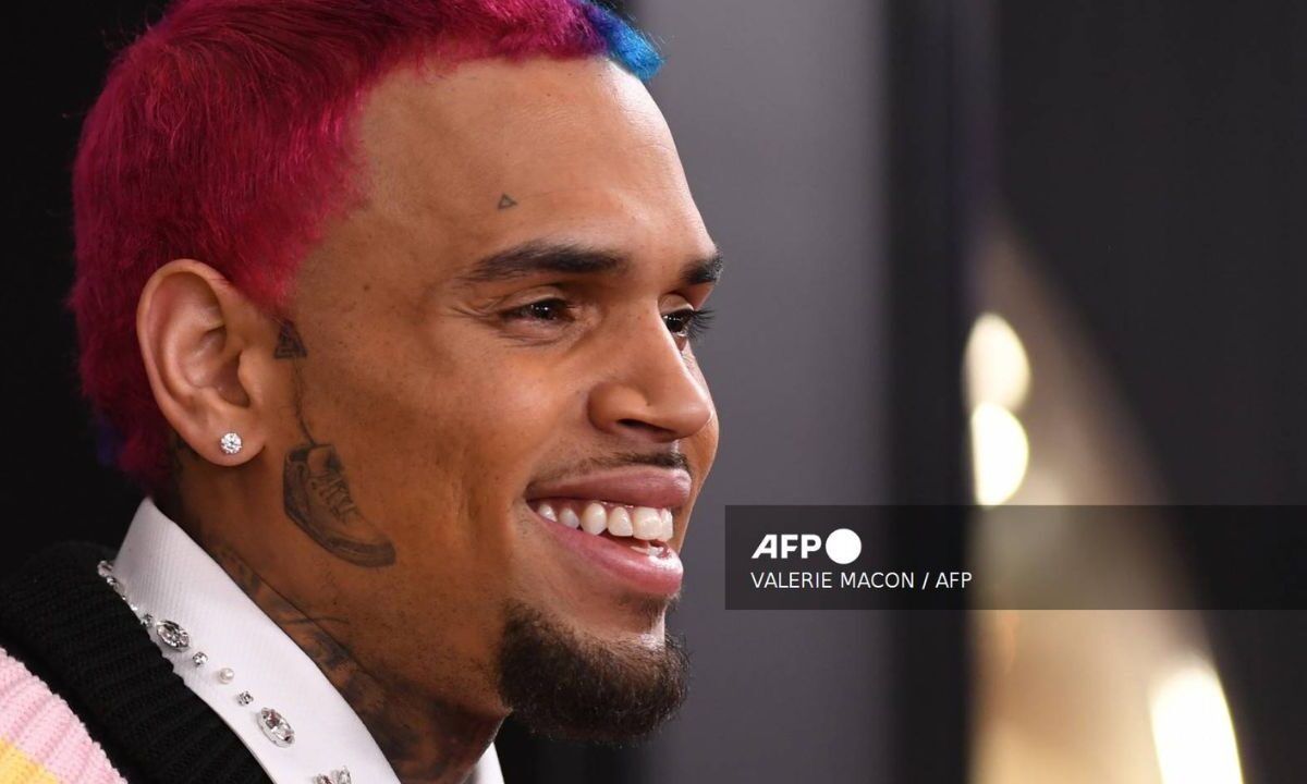 Chris Brown en la 62.ª edición de los Premios Grammy
