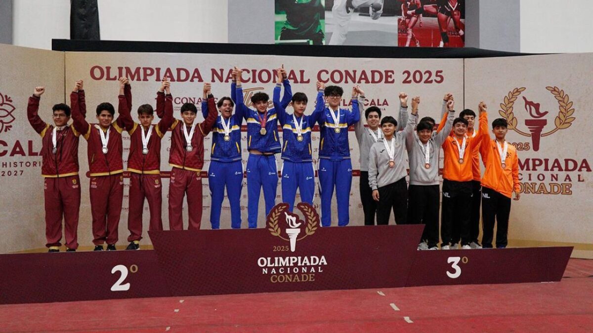 Estudiantes deportistas ganan medallas en la Olimpiada Nacional Conade 2025.