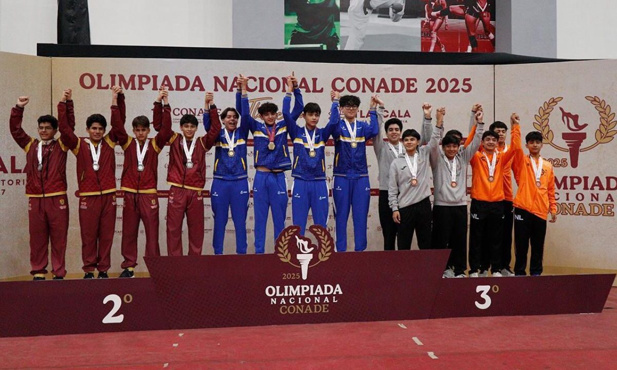Estudiantes deportistas ganan medallas en la Olimpiada Nacional Conade 2025.