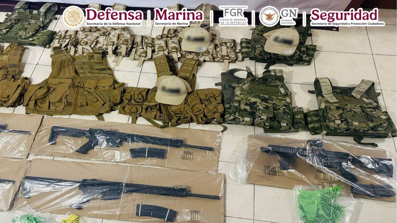 Desde dosis de droga hasta armas largas abastecidas, lo decomisado tras operativos en Tabasco