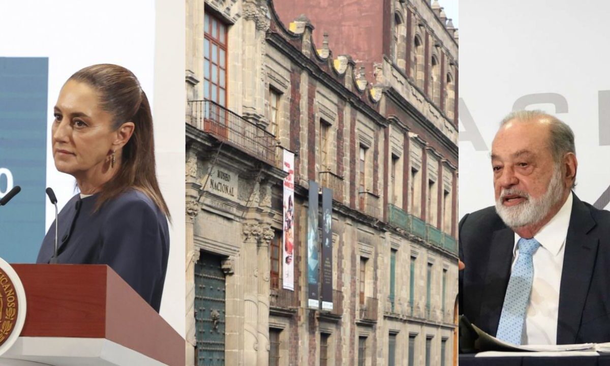 Carlos Slim se da cita con Sheinbaum en Palacio Nacional