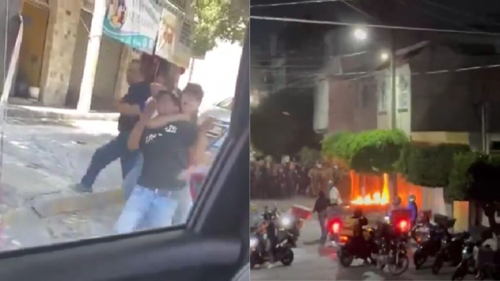 Golpiza a vendedor de frutas termina en intento de linchamiento a agresores en Puebla. Noticias en tiempo real