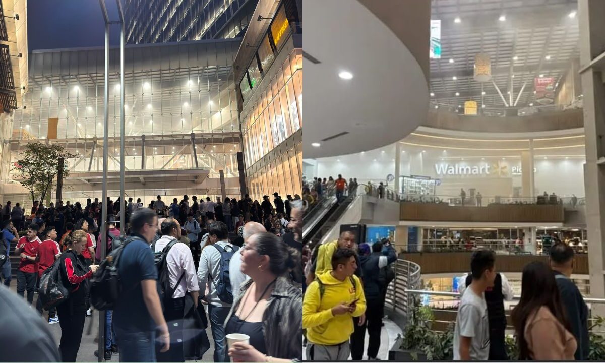 Un incendio Portal San Ángel mantiene a elementos de la SSC y bomberos en un operativo para evacuar a trabajadores y visitantes del lugar.