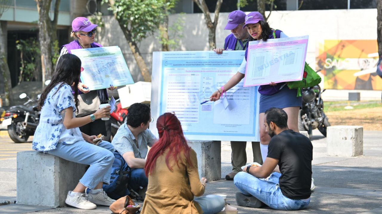 Realizan una jornada informativa sobre la elección judicial en el Centro Cultural Universitario de la UNAM