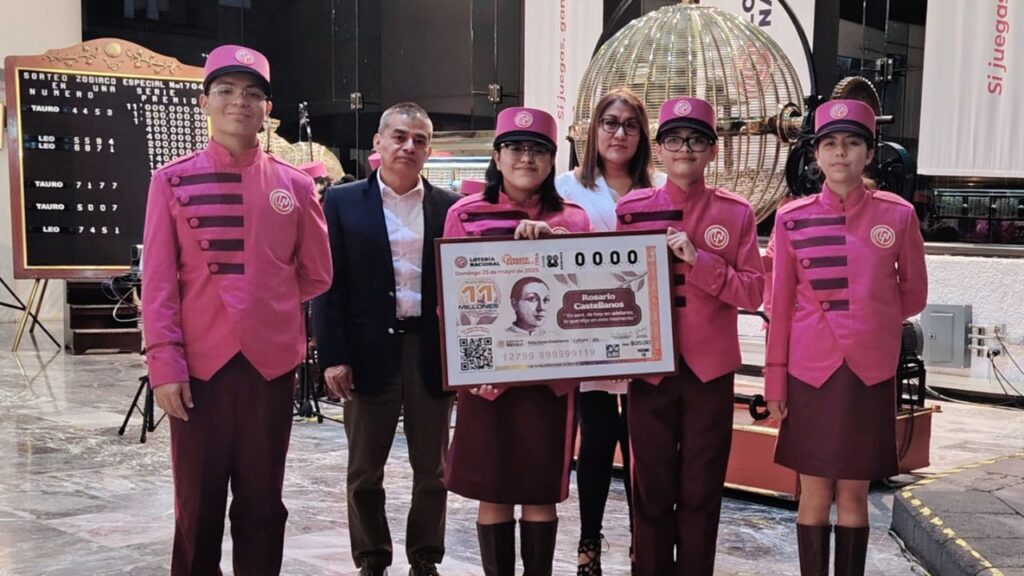 Lotería Nacional reconoce con sorteo a Rosario Castellanos. Noticias en tiempo real
