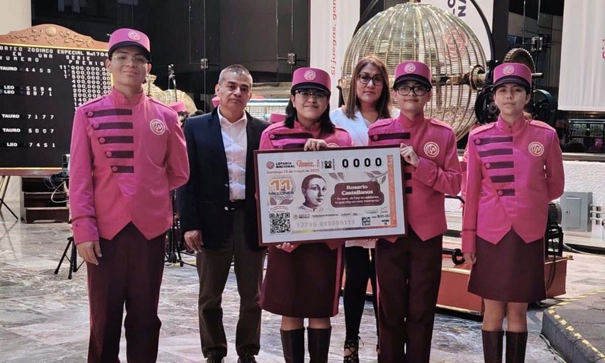 Con un Sorteo Zodiaco Especial, la Lotería Nacional celebró el Centenario del natalicio de la poeta y escritora Rosario Castellanos.