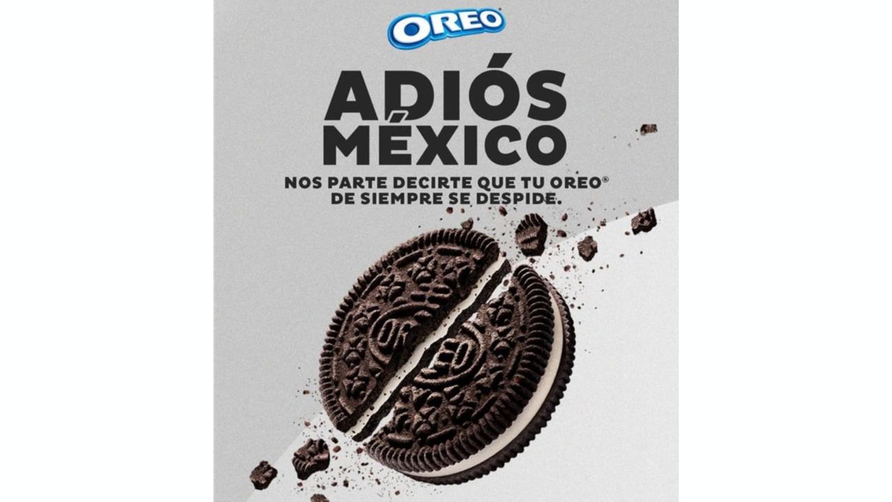 La Marca Oreo, una de las más importantes en el mercado mundial, dice adiós a México sin dar ninguna explicación