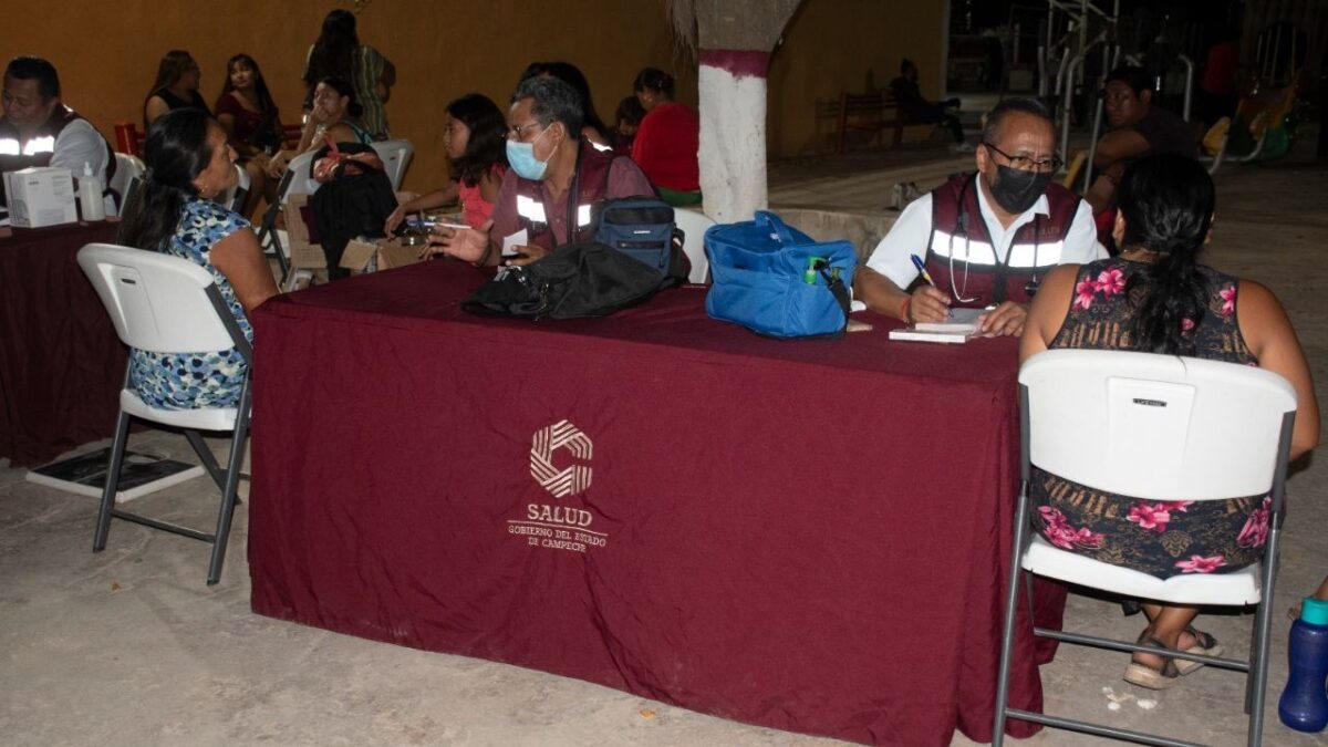 Llevan servicios gratuitos al alcance de todos con Salud en tu Barrio a la comunidad de Tikinmul