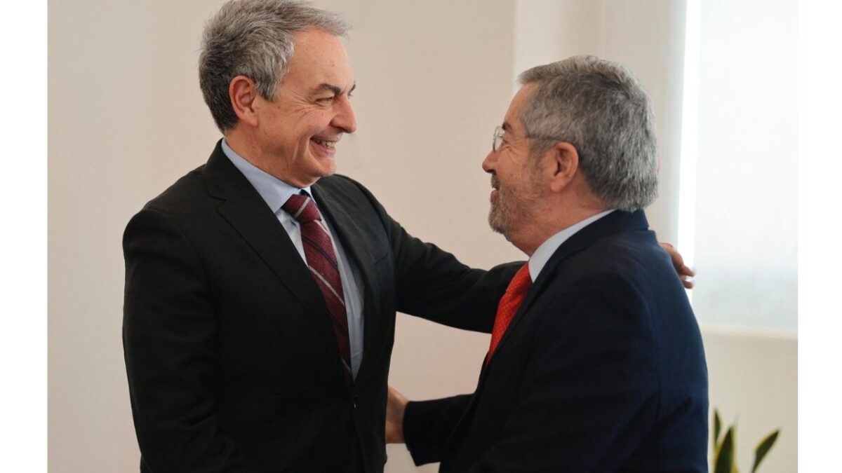 El canciller y el exmandatario intercambiaron opiniones sobre el contexto geopolítico mundial