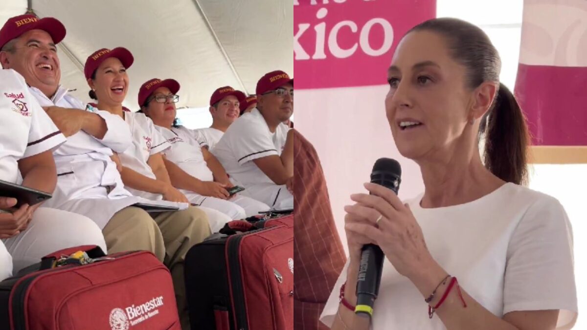 Durante su visita a Baja California Sur, la presidenta Claudia Sheinbaum encabezó el arranque del programa “Salud casa por casa”.