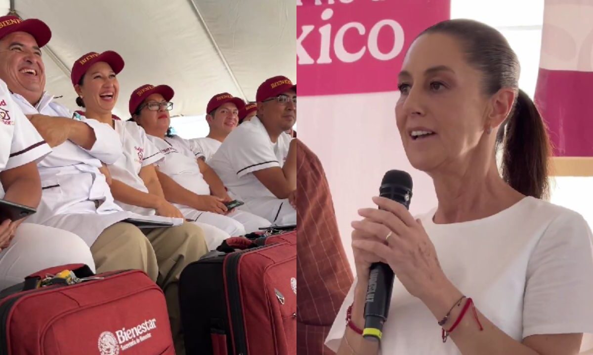 Durante su visita a Baja California Sur, la presidenta Claudia Sheinbaum encabezó el arranque del programa “Salud casa por casa”.