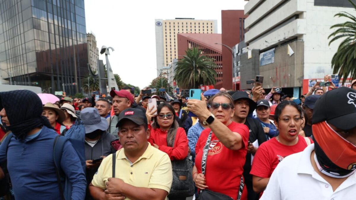 Alertan autoridades por manifestaciones sobre Paseo de la Reforma