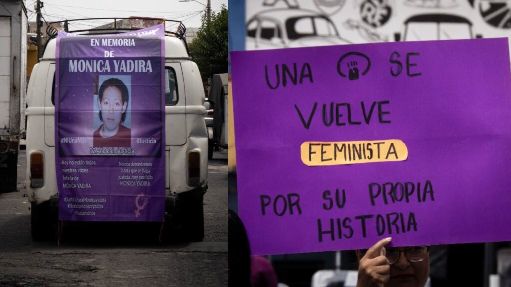 Familiares y amigo de Mónica realizaron una protesta a 12 años de su feminicidio.