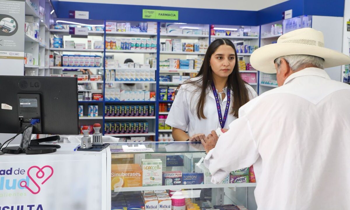 Abastecimiento de medicamentes en Aguascalientes es del 89.5%, superior a la media nacional.