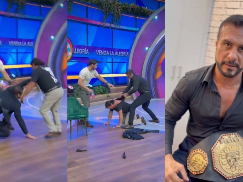 Alberto "El Patrón" arma zafarrancho en Venga la Alegría, golpeó a un invitado