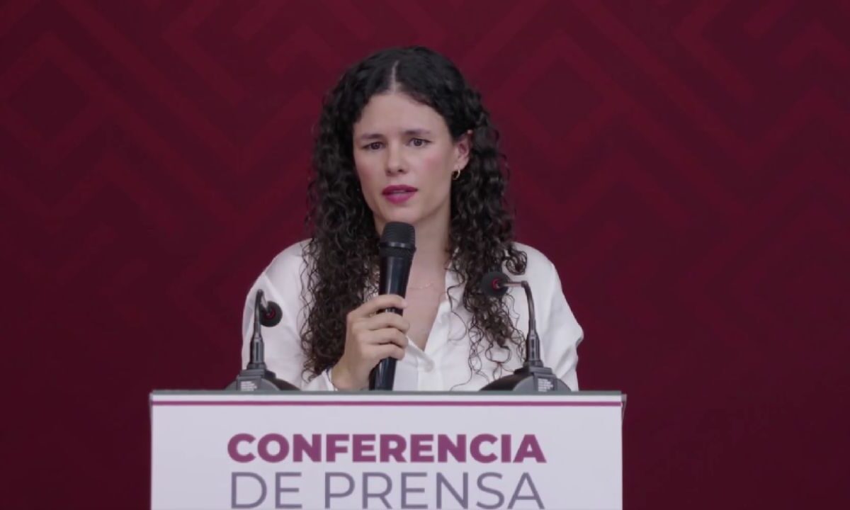 Luisa María Alcalde, dirigente de Morena, presumió que el partido aventaja en 6 por ciento de los municipios de Veracruz.