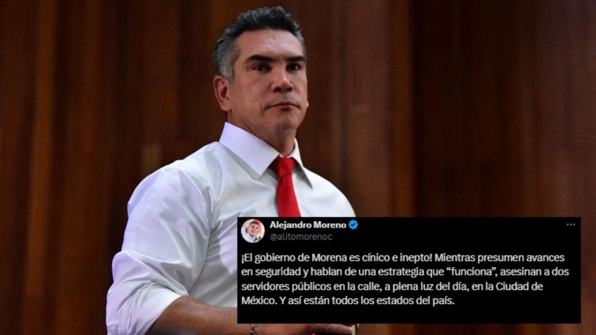 Alito Moreno arremete contra Morena al hablar del tema del asesinato de los colaboradores de Brugada