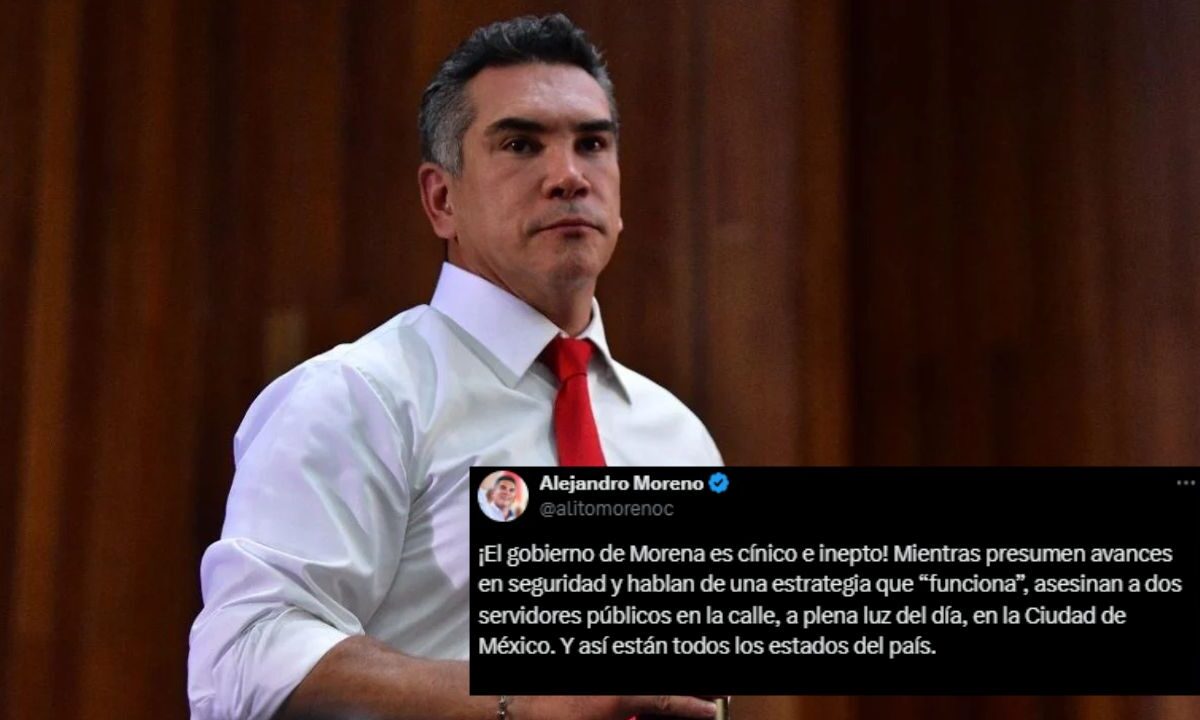 Alito Moreno arremete contra Morena al hablar del tema del asesinato de los colaboradores de Brugada