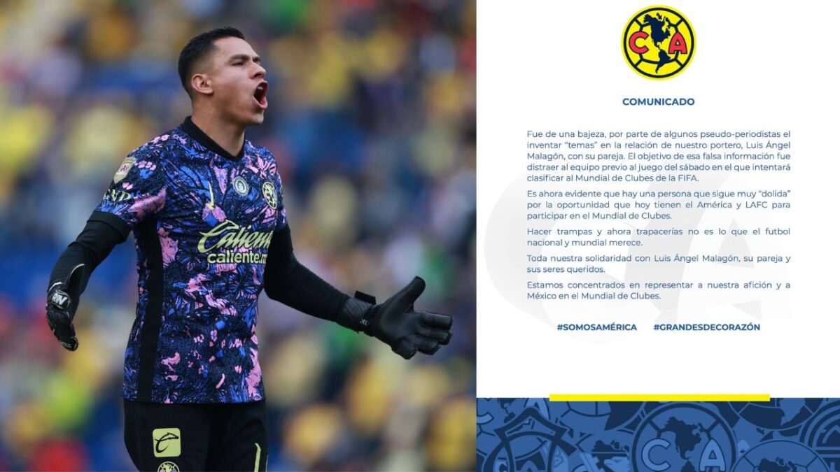 América sale a la defensa de Malagón y acusa campaña contra el club