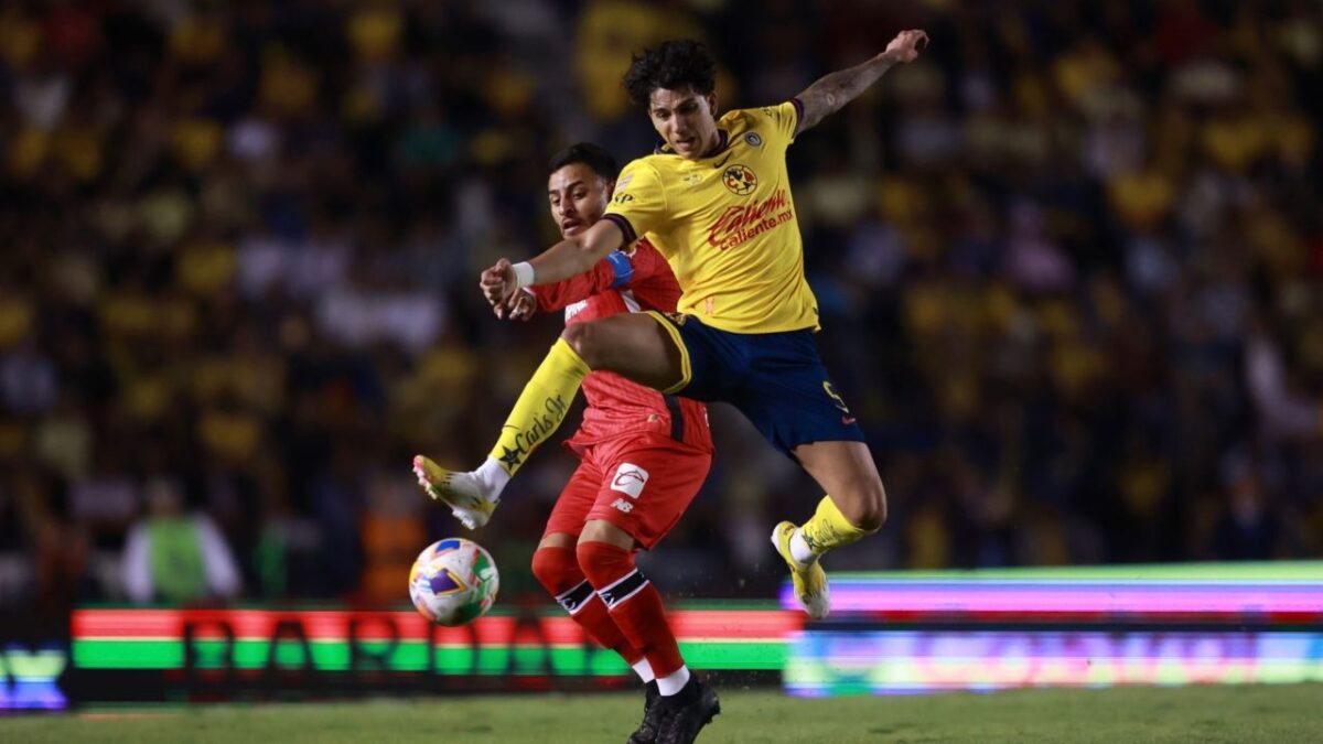 Duelo de ida de la final de la Liga MX entre América y Toluca quedan sin goles.
