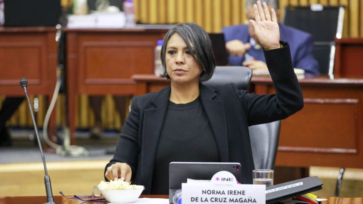 La consejera del INE, Norma de la Cruz, informó que las proyecciones son que a cada ciudadano le tomará 8:32 minutos el proceso de votación. 
