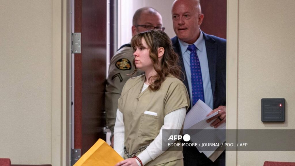 Foto: AFP | A Hannah Gutierrez-Reed se le condenó en abril del año pasado a 18 meses de prisión por homicidio involuntario.