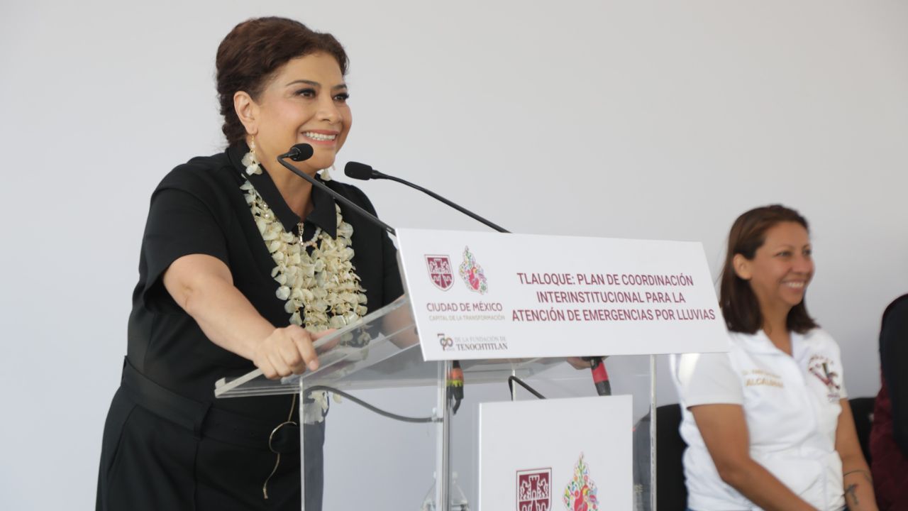 El gobierno de la CDMX arrancó con el Plan Tlaloque para atender las emergencias por la temporada de lluvias en todas las alcaldías.