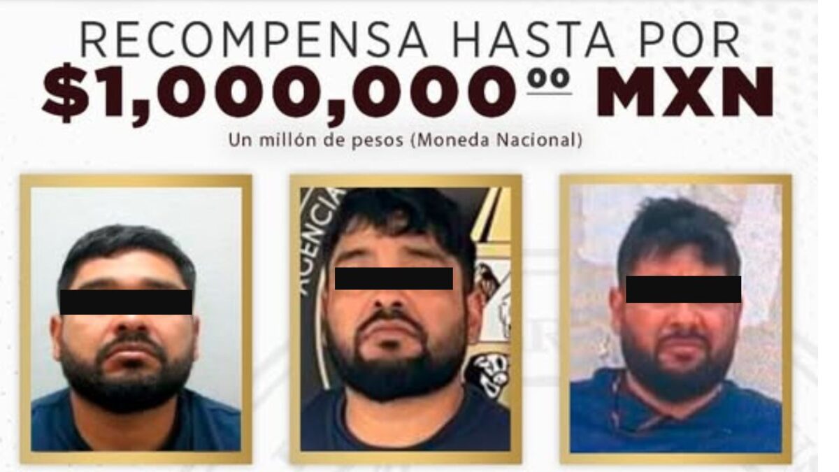 La Fiscalía de Sonora dijo que ofrece una recompensa de 1 mdp por la recaptura de “El Ponchis”.